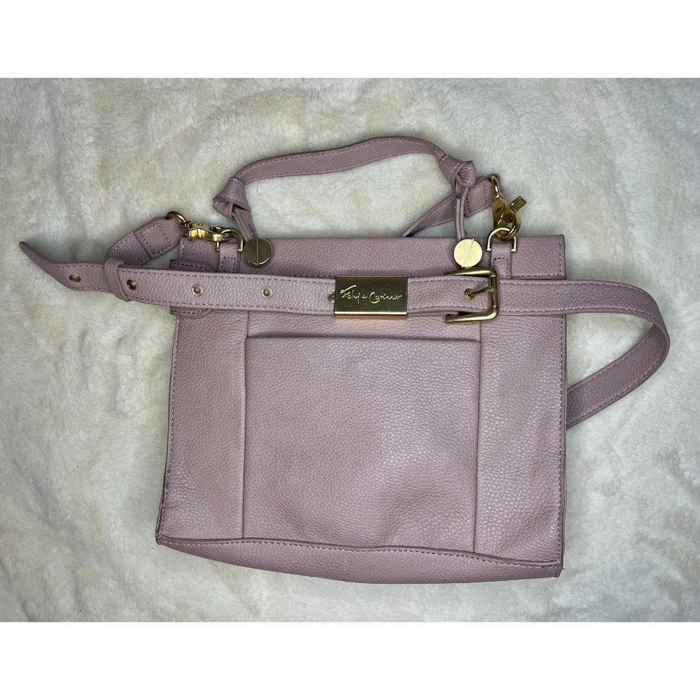 Foley + Corinna Violet Blush Vegan Leather Dione Satchel Petite Purse